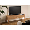 ebuy24 Langes TV-meubel 2 schuifdeuren eik decor.