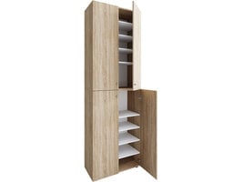 ebuy24 Lona2XL10DT schoenenkast 4 deuren eik decor.