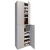 ebuy24 Lona2XL10DT schoenenkast 4 deuren grijs.