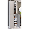 ebuy24 Lona2XL10DT schoenenkast 4 deuren wit, grijs.