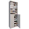 ebuy24 Lona2XL10DTR schoenenkast 2 deuren grijs.