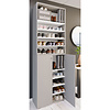 ebuy24 Lona2XL10DTR schoenenkast 2 deuren grijs.