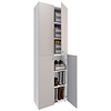 ebuy24 Lona2XLDT schoenenkast 4 deuren wit, grijs.