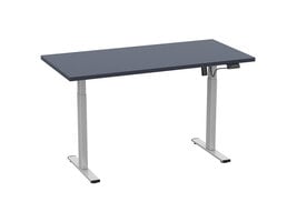 ebuy24 LonaE bureau elektrische hef- en daalfunctie 110x50x71-120cm antraciet, zilverkleurig.