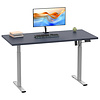 ebuy24 LonaE bureau elektrische hef- en daalfunctie 110x50x71-120cm antraciet, zilverkleurig.