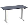 ebuy24 LonaE bureau elektrische hef- en daalfunctie 110x50x71-120cm antraciet, zilverkleurig.