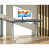 ebuy24 LonaE bureau elektrische hef- en daalfunctie 110x50x71-120cm antraciet, zilverkleurig.