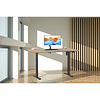 ebuy24 LonaE bureau elektrische hef- en daalfunctie 110x50x71-120cm eik decor, zwart.