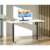 ebuy24 LonaE bureau elektrische hef- en daalfunctie 110x50x71-120cm wit, zwart.