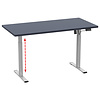 ebuy24 LonaE bureau elektrische hef- en daalfunctie 110x80x71-120cm antraciet, zilverkleurig.