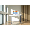 ebuy24 LonaE bureau elektrische hef- en daalfunctie 110x80x71-120cm wit, zwart.