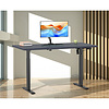 ebuy24 LonaE bureau elektrische hef- en daalfunctie 140x50x71-120cm antraciet, zwart.