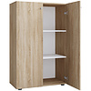 ebuy24 LonaXL3DT schoenenkast 2 deuren eik decor.