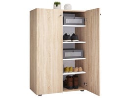 ebuy24 LonaXL5DT schoenenkast 2 deuren eik decor.