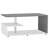 ebuy24 MalisoM salontafel antraciet, wit.