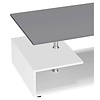 ebuy24 MalisoM salontafel antraciet, wit.