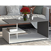 ebuy24 MalisoM salontafel antraciet, wit.