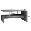 ebuy24 MalisoM salontafel antraciet, wit.