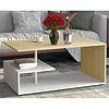 ebuy24 MalisoM salontafel eik decor, wit.