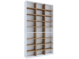 ebuy24 MegosaXL wandkast 27 planken eik decor, eik decor.