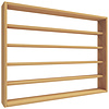ebuy24 OsadoL wandkast wandmontage 5 planken beuken.