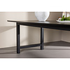ebuy24 Oslo eetkamertafel 100x220cm zwart.