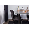 ebuy24 Oslo eetkamertafel 100x220cm zwart.