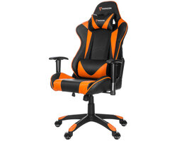 ebuy24 Paracon Knight gamestoel incl. kussen voor nek en lenden oranje.