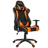 ebuy24 Paracon Knight gamestoel incl. kussen voor nek en lenden oranje.