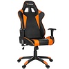 ebuy24 Paracon Knight gamestoel incl. kussen voor nek en lenden oranje.