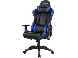 ebuy24 Paracon Rogue gamestoel incl. kussen voor nek en lenden blauw.