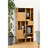 ebuy24 Ragny wandkast 3 deuren 11 planken eik decor.