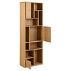 ebuy24 Ragny wandkast 3 deuren 8 planken eik decor.