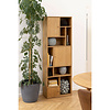 ebuy24 Ragny wandkast 3 deuren 8 planken eik decor.