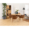 ebuy24 Ragny wandkast 3 deuren 8 planken eik decor.