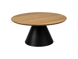 ebuy24 Solly salontafel Ø85cm eik decor.