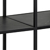 ebuy24 Strigly wandkast 2 planken zwart.