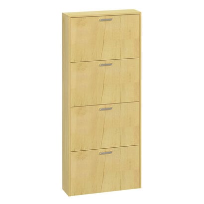 ebuy24 SulosL schoenenkast 4 deuren eik decor.