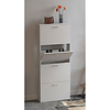 ebuy24 SulosL schoenenkast 4 deuren wit.