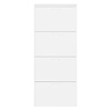 ebuy24 SulosL schoenenkast 4 deuren wit.