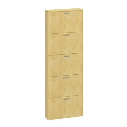 ebuy24 SulosXL schoenenkast 5 deuren eik decor.