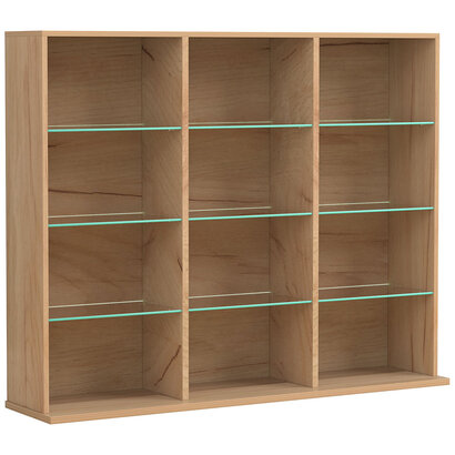 ebuy24 ZilasL wandkast 12 planken eik decor.