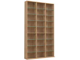 ebuy24 ZilasXL wandkast 27 planken eik decor.