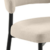 ebuy24 Edel eetkamerstoel beige.