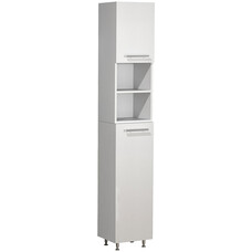 ebuy24 Lisalo kolomkast 2 deuren wit.