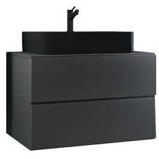 ebuy24 LendasBL badkamer 2 delen antraciet.