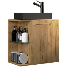 ebuy24 HausaBL badkamer 2 delen eik decor.