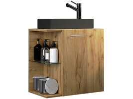 ebuy24 HausaBL badkamer 2 delen eik decor.