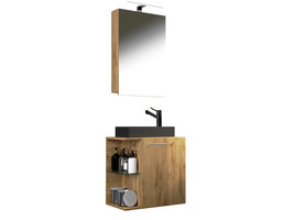 ebuy24 HausaBL badkamer 3 delen eik decor.