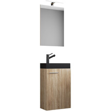 ebuy24 SlitoBL badkamer 3 delen eik decor.